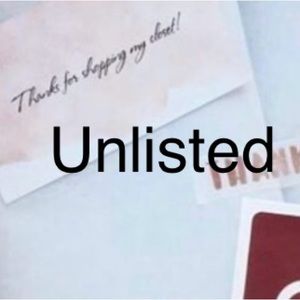 Unlisted item shown in live& all details given